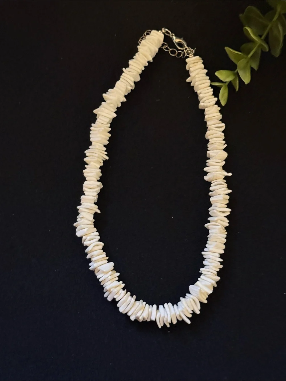 White Shell Chip Necklace - Women‎ Jewelry (n1)